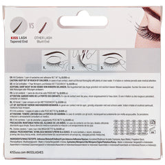 Kiss Natural Lashes - Iconic (Back of Packaging)