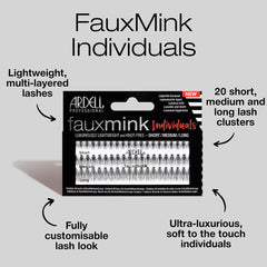 Ardell Lashes Faux Mink Individuals Combo - Info Shot