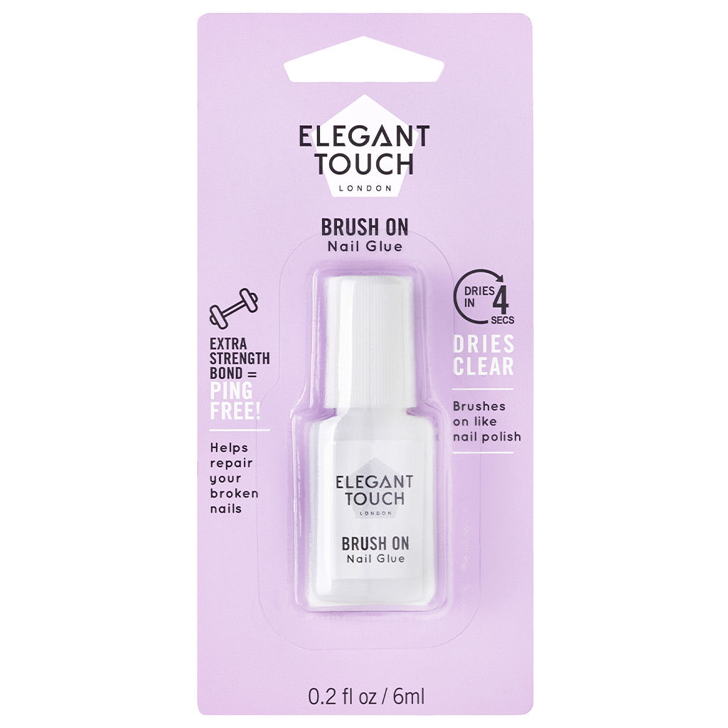 Elegant Touch Brush On Nail Glue (6ml)