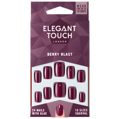 Elegant Touch Colour False Nails Berry Blast