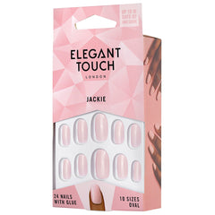 Elegant Touch Colour False Nails Jackie - Angled