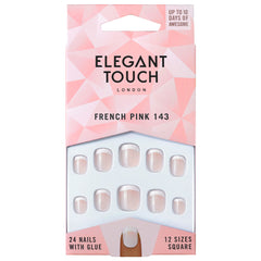 Elegant Touch False Nails French Pink 143
