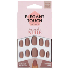 Elegant Touch Nude False Nails Mink