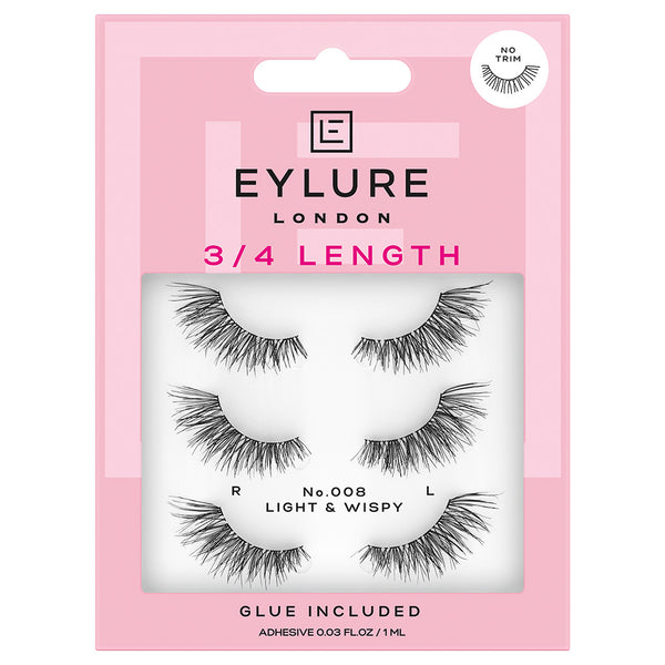 3 4 Length Lashes 008 Multipack